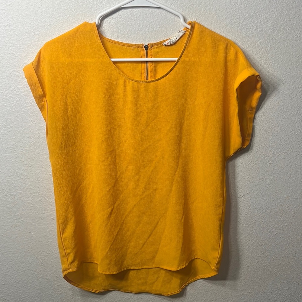 Small Mustard Blouse